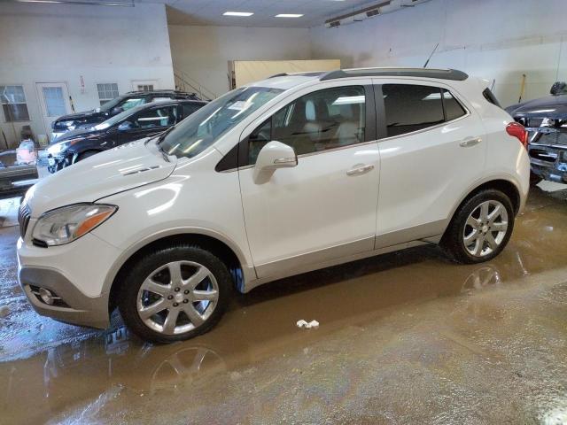 KL4CJHSB3EB653838 - 2014 BUICK ENCORE PREMIUM WHITE photo 1