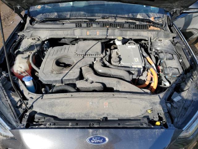 3FA6P0RU4LR139537 - 2020 FORD FUSION TITANIUM GRAY photo 11