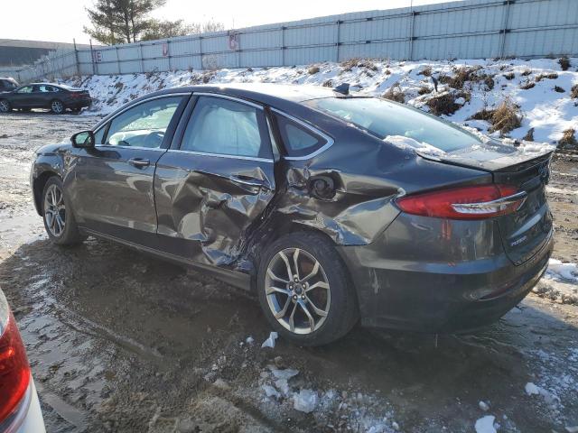 3FA6P0RU4LR139537 - 2020 FORD FUSION TITANIUM GRAY photo 2