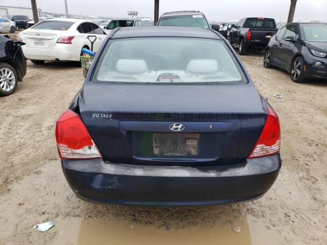 KMHDN46D56U256992 - 2006 HYUNDAI ELANTRA GLS BLUE photo 6