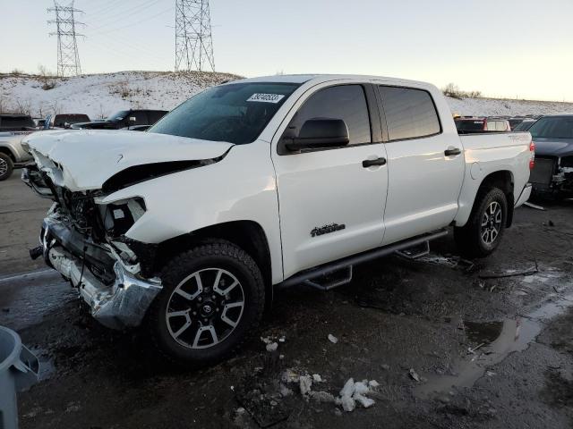 5TFHY5F18JX742275 - 2018 TOYOTA TUNDRA CREWMAX LIMITED WHITE photo 1