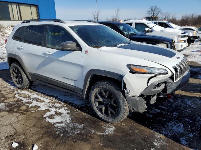 1C4PJMBS0FW701998 - 2015 JEEP CHEROKEE TRAILHAWK WHITE photo 4