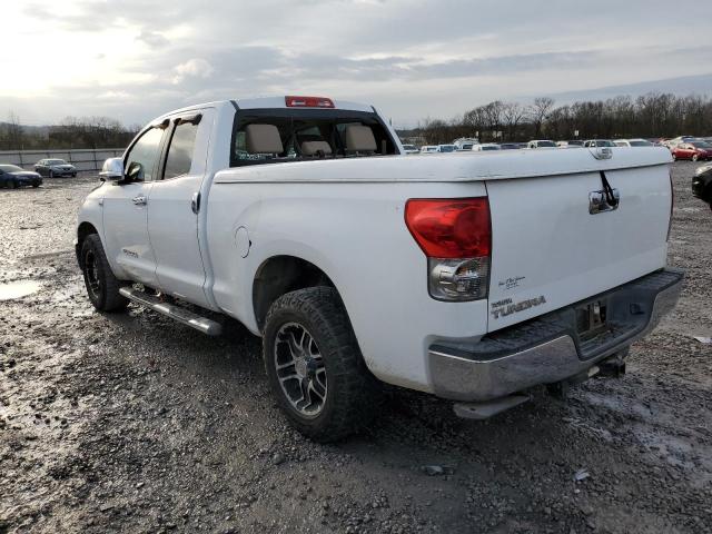 5TFRT54128X026097 - 2008 TOYOTA TUNDRA DOUBLE CAB WHITE photo 2