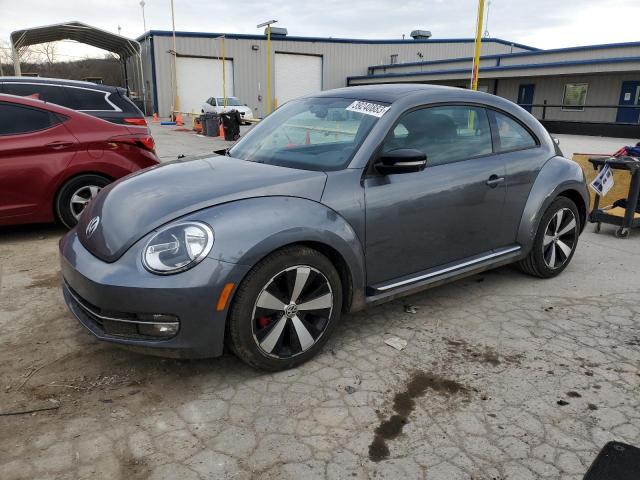 3VWV67AT1CM631781 - 2012 VOLKSWAGEN BEETLE TURBO CHARCOAL photo 1