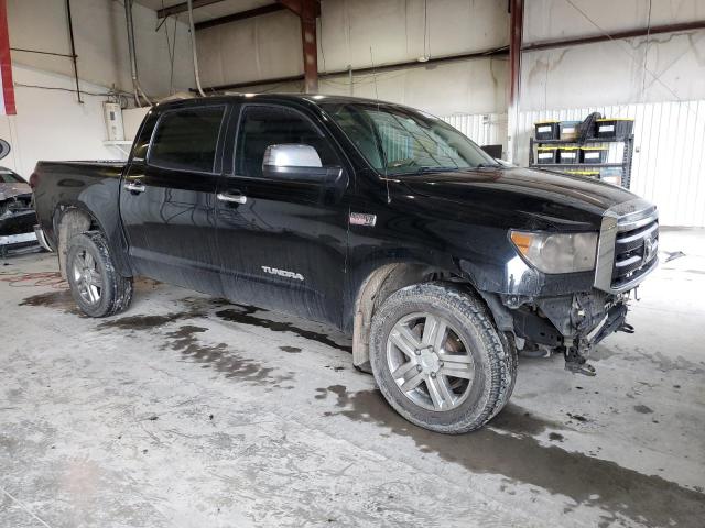 5TFDV58108X041938 - 2008 TOYOTA TUNDRA CREWMAX LIMITED BLACK photo 4