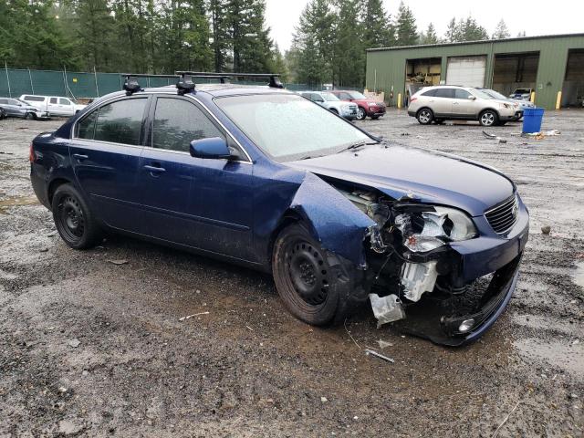 KNAGE124665029730 - 2006 KIA OPTIMA LX BLUE photo 4