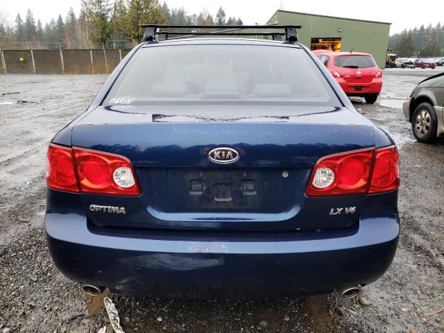 KNAGE124665029730 - 2006 KIA OPTIMA LX BLUE photo 6