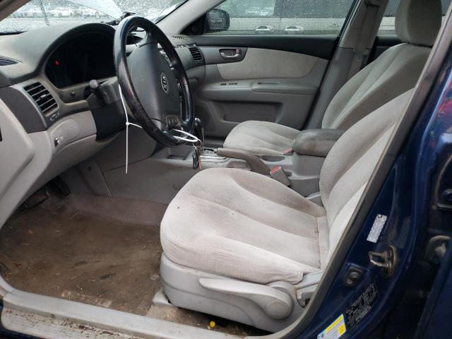 KNAGE124665029730 - 2006 KIA OPTIMA LX BLUE photo 7