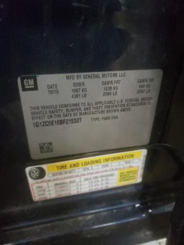 1G1ZC5E16BF215307 - 2011 CHEVROLET MALIBU 1LT BLUE photo 12