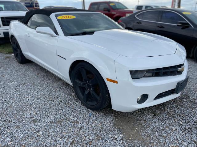 2G1FB3D37C9139765 - 2012 CHEVROLET CAMARO LT WHITE photo 1