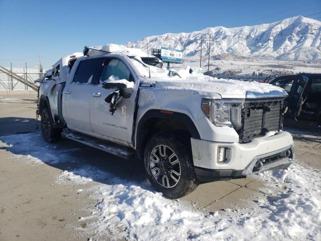 1GT49WEY1MF291877 - 2021 GMC SIERRA K3500 DENALI WHITE photo 4