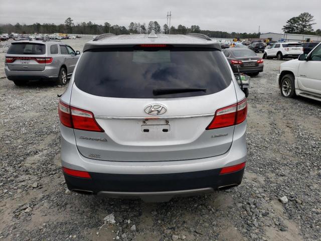 KM8SR4HF6DU003106 - 2013 HYUNDAI SANTA FE LIMITED SILVER photo 6