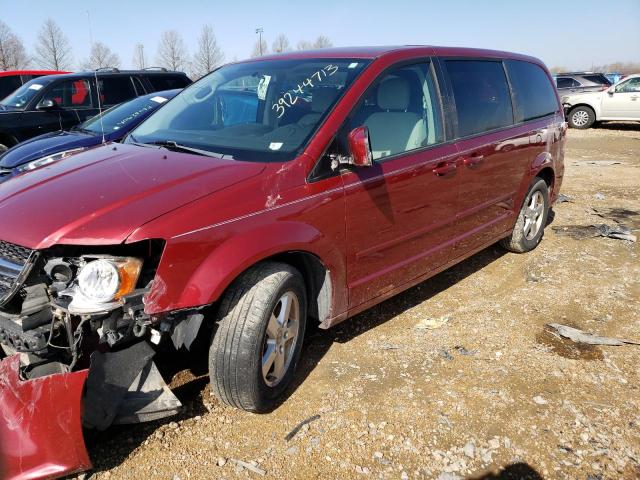 2D4RN3DG1BR619011 - 2011 DODGE GRAND CARA MAINSTREET RED photo 1