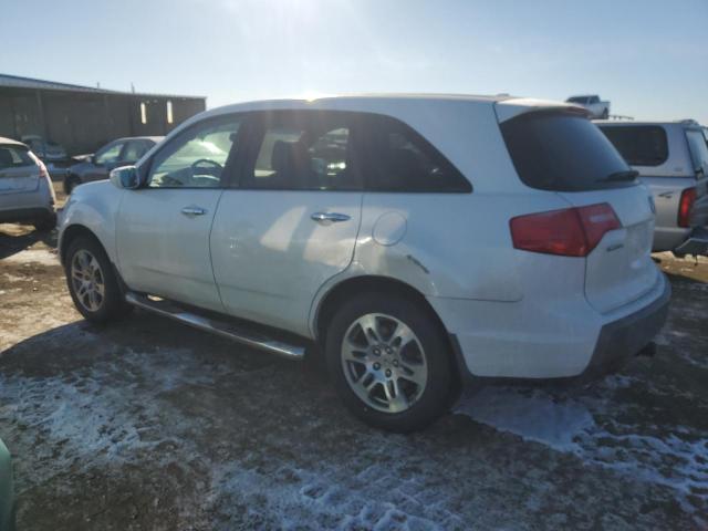2HNYD28488H514545 - 2008 ACURA MDX TECHNOLOGY WHITE photo 2