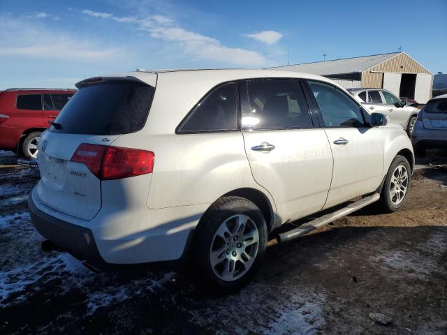 2HNYD28488H514545 - 2008 ACURA MDX TECHNOLOGY WHITE photo 3