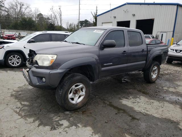 5TFJU4GN2CX021610 - 2012 TOYOTA TACOMA DOUBLE CAB PRERUNNER GRAY photo 1