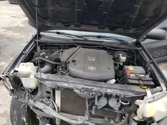 5TFJU4GN2CX021610 - 2012 TOYOTA TACOMA DOUBLE CAB PRERUNNER GRAY photo 11