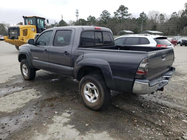 5TFJU4GN2CX021610 - 2012 TOYOTA TACOMA DOUBLE CAB PRERUNNER GRAY photo 2