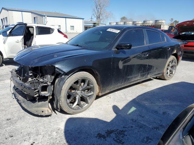 2C3CDXHG3FH726939 - 2015 DODGE CHARGER SXT BLACK photo 1