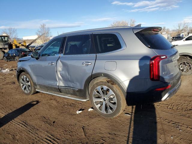 5XYP6DHC4NG307921 - 2022 KIA TELLURIDE S SILVER photo 2