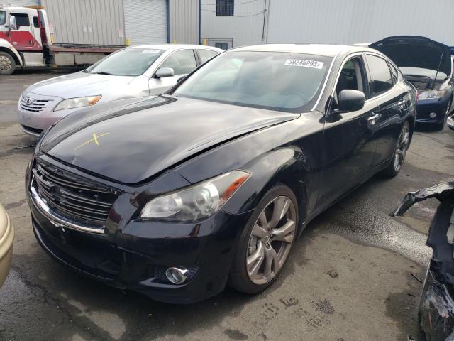 JN1AY1AP3BM520318 - 2011 INFINITI M56 BLACK photo 1