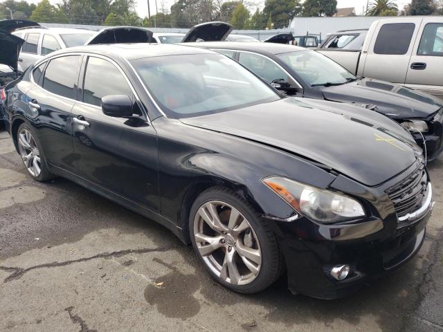 JN1AY1AP3BM520318 - 2011 INFINITI M56 BLACK photo 4