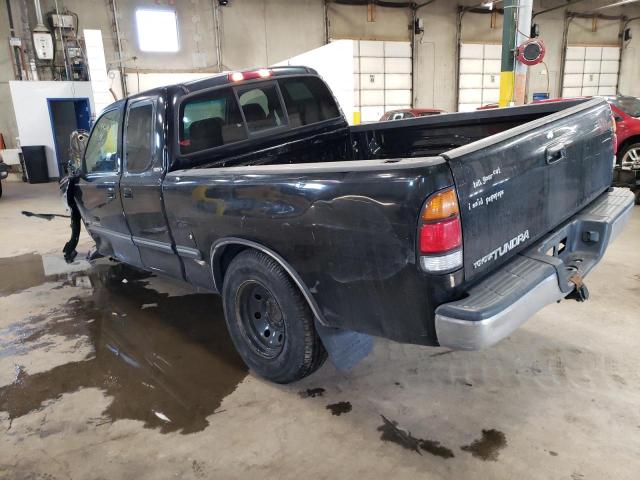 5TBRN34101S182562 - 2001 TOYOTA TUNDRA ACCESS CAB SR5 BLACK photo 2