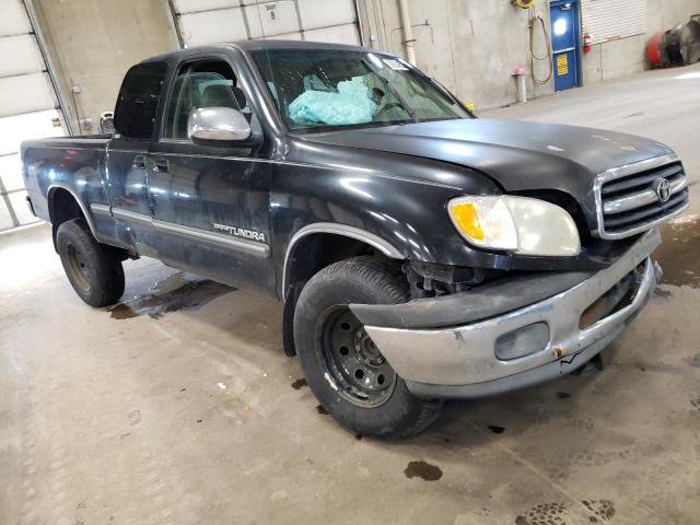 5TBRN34101S182562 - 2001 TOYOTA TUNDRA ACCESS CAB SR5 BLACK photo 4