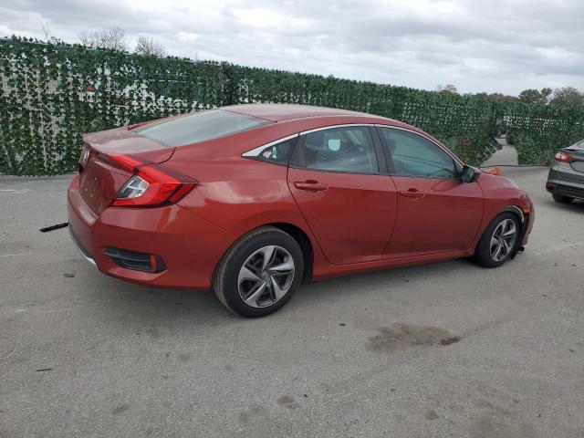 19XFC2F68LE010215 - 2020 HONDA CIVIC LX RED photo 3