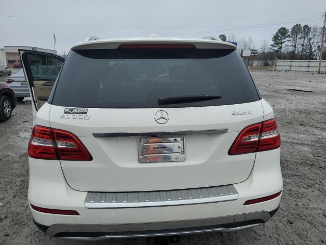 4JGDA5HB1FA509417 - 2015 MERCEDES-BENZ ML 350 4MATIC WHITE photo 6
