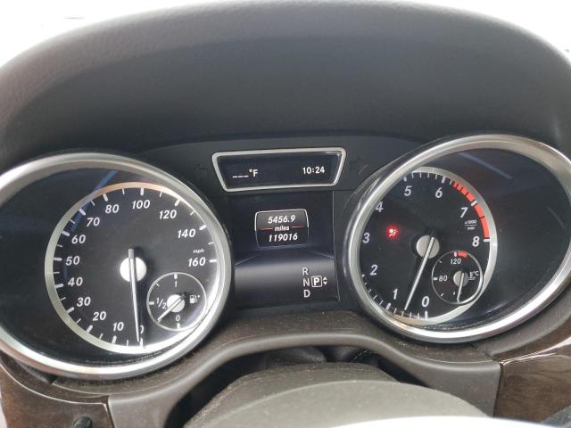 4JGDA5HB1FA509417 - 2015 MERCEDES-BENZ ML 350 4MATIC WHITE photo 9