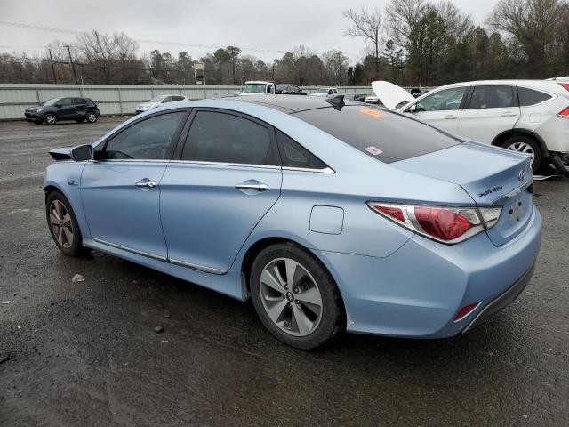 KMHEC4A46CA031639 - 2012 HYUNDAI SONATA HYBRID BLUE photo 2