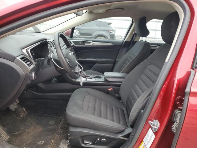 3FA6P0LU0JR208889 - 2018 FORD FUSION SE HYBRID RED photo 7