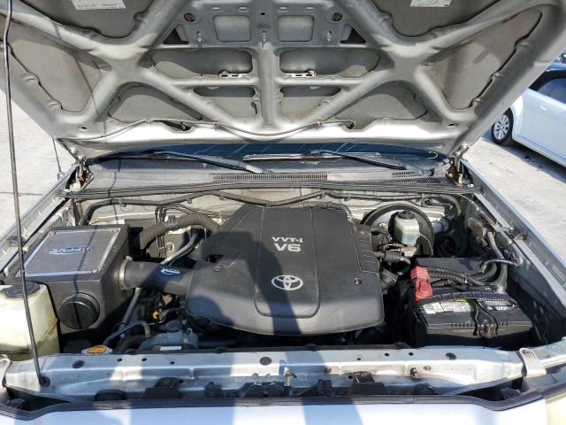 3TMJU62N86M024766 - 2006 TOYOTA TACOMA DOUBLE CAB PRERUNNER SILVER photo 11