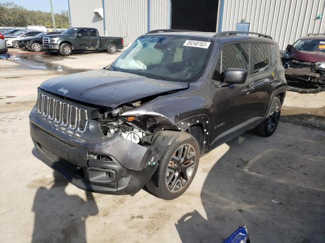 ZACCJABB9JPJ58943 - 2018 JEEP RENEGADE LATITUDE GRAY photo 1