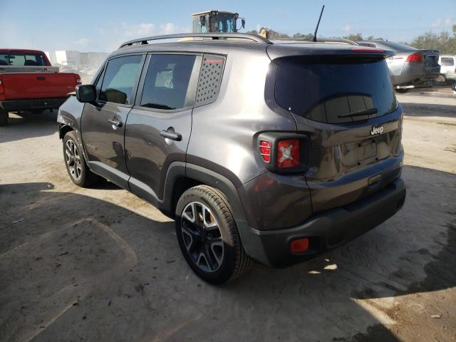 ZACCJABB9JPJ58943 - 2018 JEEP RENEGADE LATITUDE GRAY photo 2