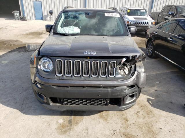 ZACCJABB9JPJ58943 - 2018 JEEP RENEGADE LATITUDE GRAY photo 5