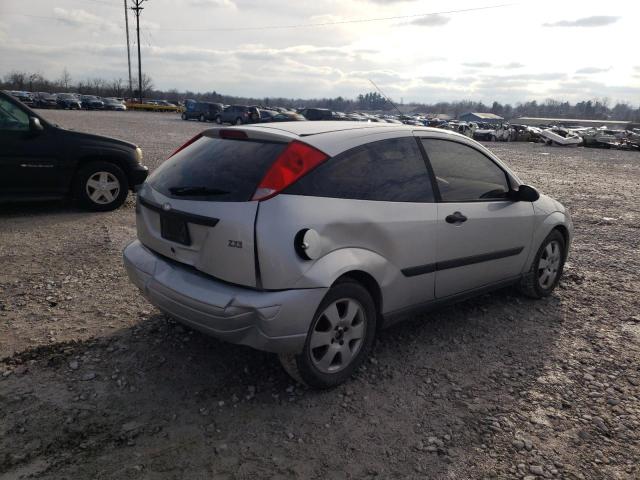 3FAFP31331R202077 - 2001 FORD FOCUS ZX3 SILVER photo 3