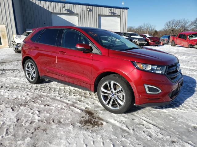 2FMTK4AP8FBB42108 - 2015 FORD EDGE SPORT RED photo 4