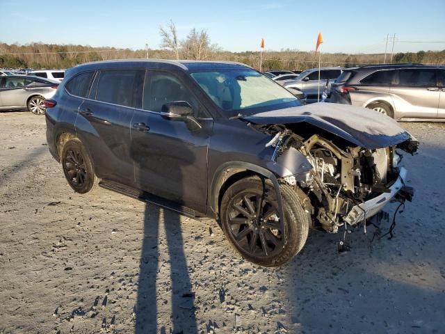 5TDGZRAH6NS108558 - 2022 TOYOTA HIGHLANDER XLE CHARCOAL photo 4