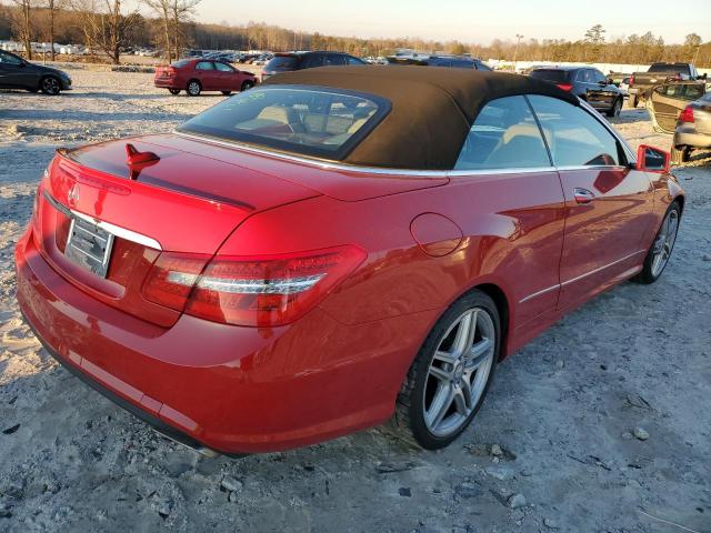 WDDKK7CF1BF091328 - 2011 MERCEDES-BENZ E 550 RED photo 3