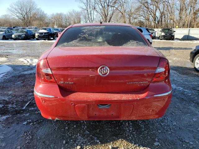 2G4WD582881165730 - 2008 BUICK LACROSSE C RED photo 6