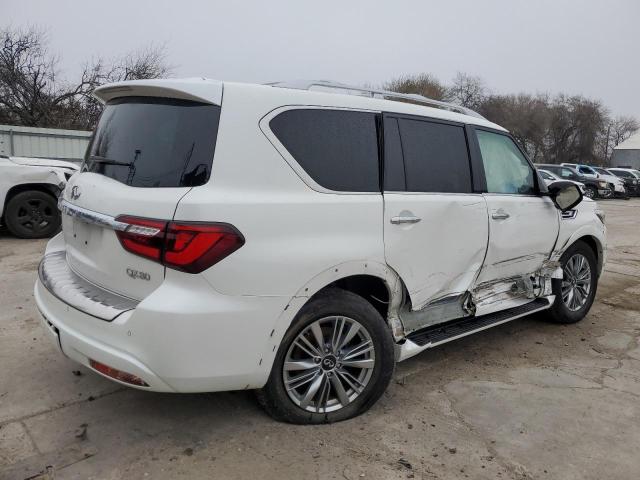 JN8AZ2AF4M9715202 - 2021 INFINITI QX80 LUXE WHITE photo 3