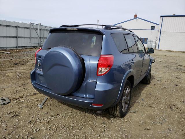 JTMBK32V186043574 - 2008 TOYOTA RAV4 SPORT BLUE photo 3