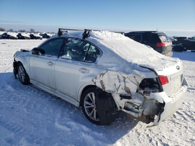 4S3BMCA61E3032124 - 2014 SUBARU LEGACY 2.5I WHITE photo 2