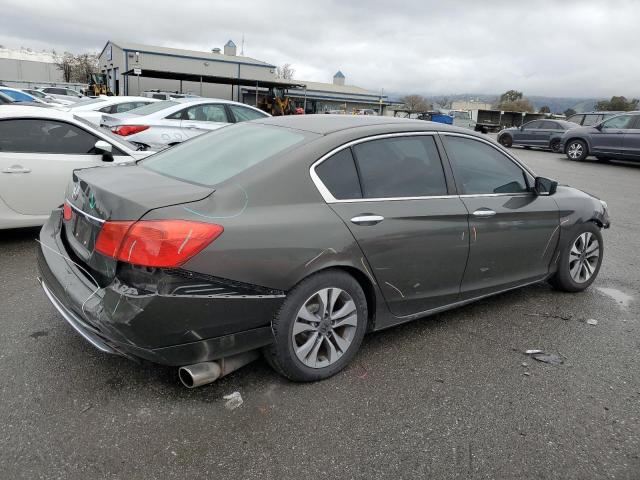 1HGCR2F34EA067946 - 2014 HONDA ACCORD LX GRAY photo 3