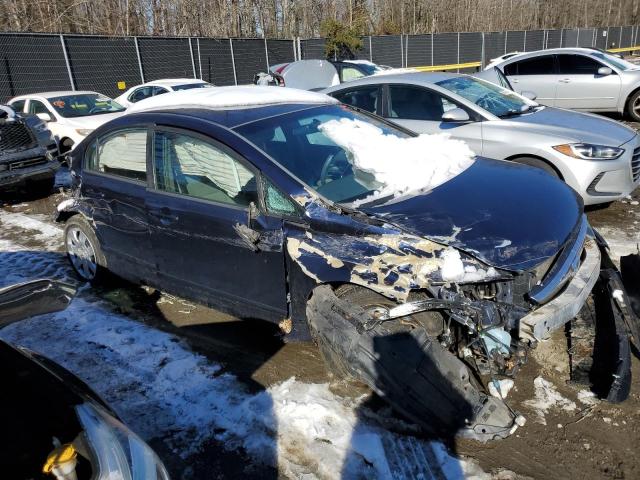 1HGFA16567L080334 - 2007 HONDA CIVIC LX BLUE photo 4