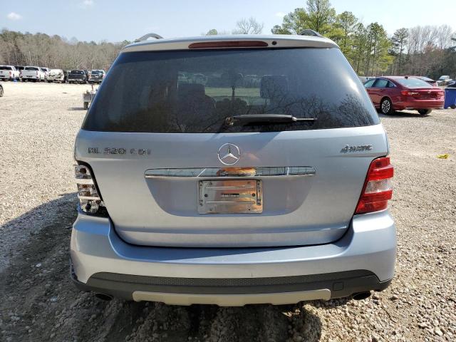 4JGBB22E57A198503 - 2007 MERCEDES-BENZ ML 320 CDI SILVER photo 6