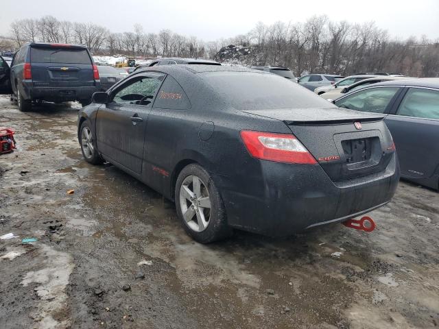 2HGFG11687H556112 - 2007 HONDA CIVIC LX BLACK photo 2