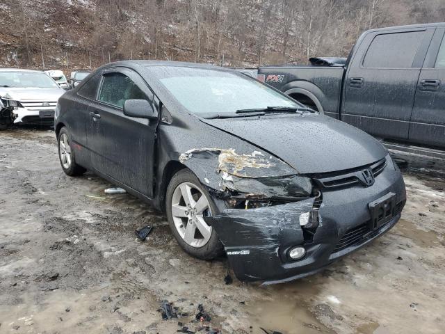 2HGFG11687H556112 - 2007 HONDA CIVIC LX BLACK photo 4